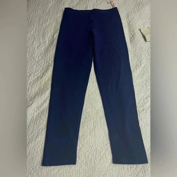 Vineyard Vines Leggings Navy Blue Cotton Girls NWT Size Youth Large - Picture 1 of 8